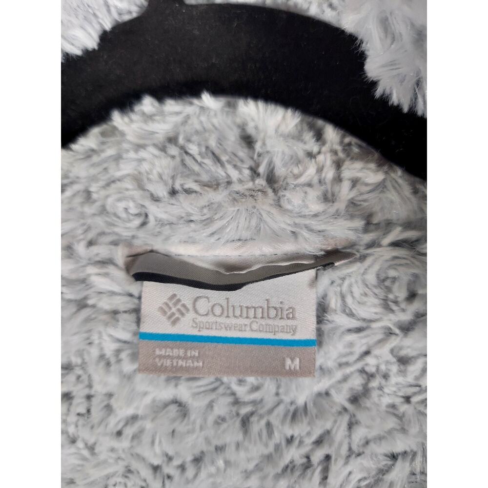 Columbia Womens Copper Crest Hooded Jacket Size M Blue Quilted Fleece Lined Coat - Picture 8 of 10